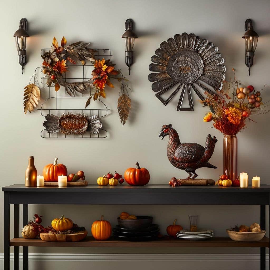 Unlock Your Home's Charm with Enchanting Metal Turkey Decor. 2 Unlock Your Home's Charm with Enchanting Metal Turkey Decor.