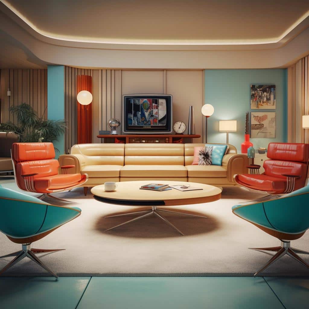 Unlock the Charm: Elevate Your Home with a Mid-Century Modern Living Room & TV. 2 Unlock the Charm: Elevate Your Home with a Mid-Century Modern Living Room & TV.