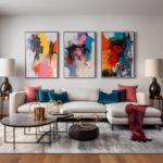 modern art for living room walls