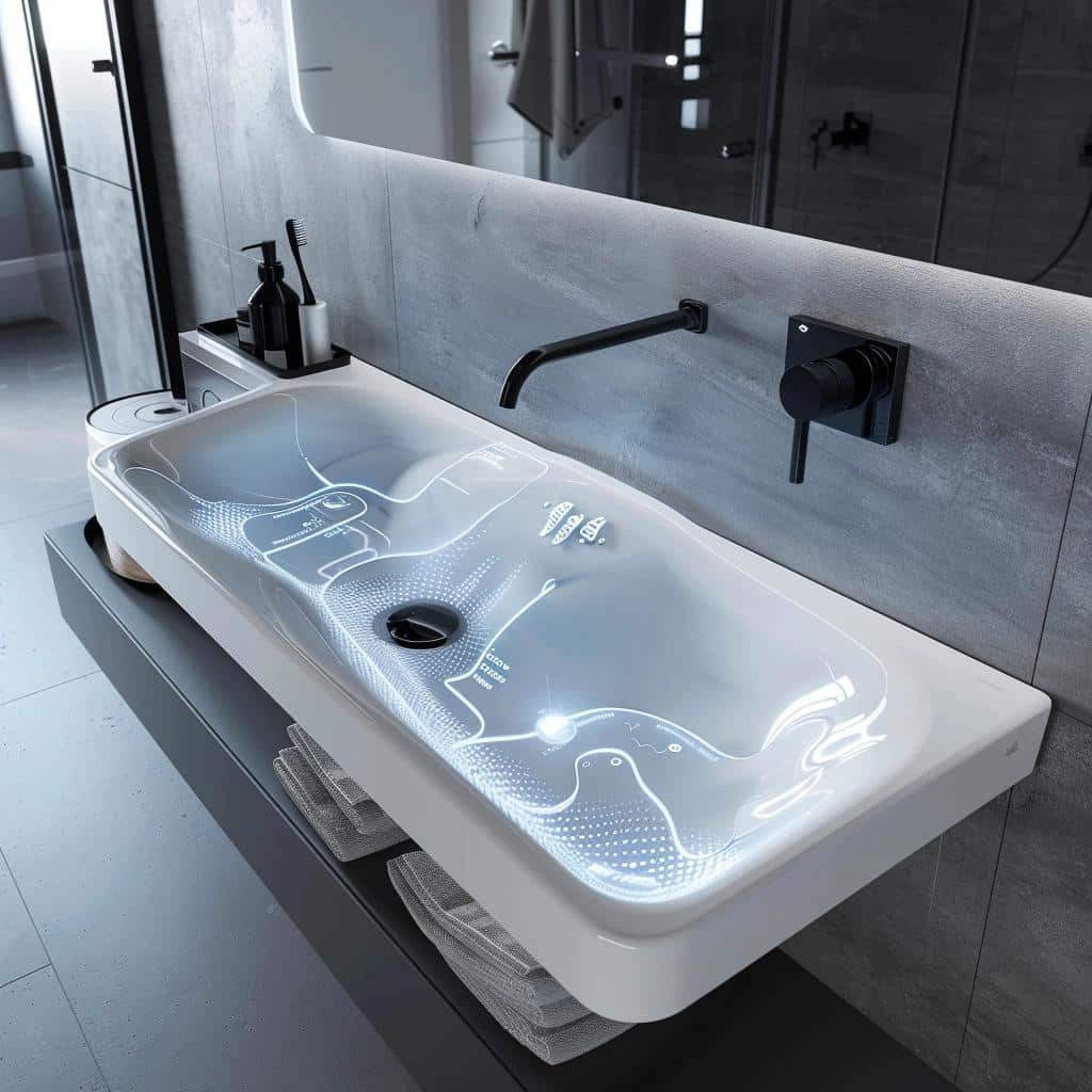 Discover the Future of Hygiene: Innovative Modern Bathroom Sinks Unveiled. 4 Discover the Future of Hygiene: Innovative Modern Bathroom Sinks Unveiled.