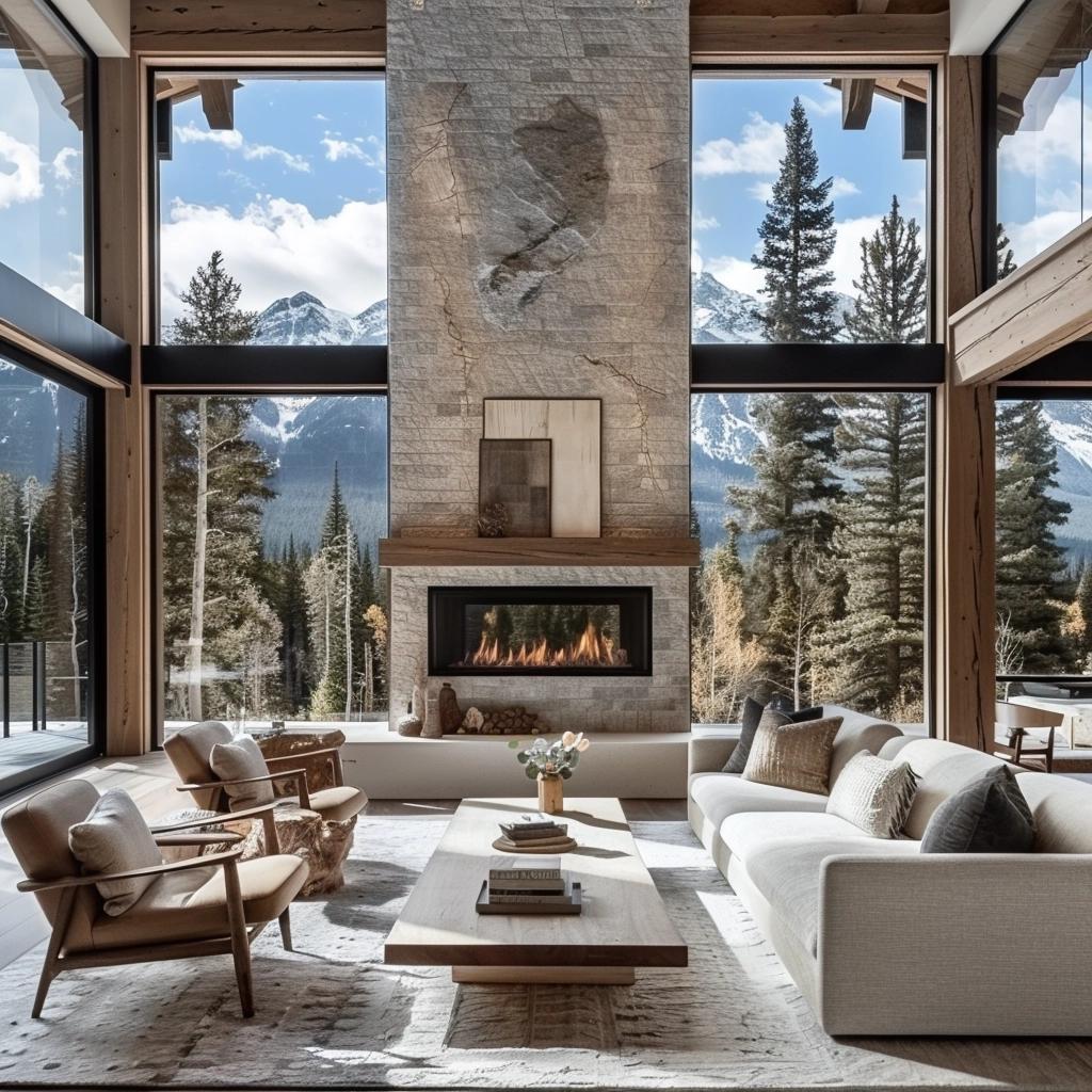 Unveiling the Charm of Mountain Modern Living Rooms: A Style Revelation. 1 Unveiling the Charm of Mountain Modern Living Rooms: A Style Revelation.