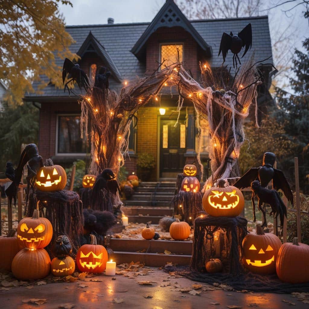 Illuminate Fright Night: Top Outdoor Lighted Halloween Decor Revealed.