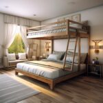 queen over queen bunk bed