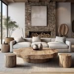 rustic living room tables