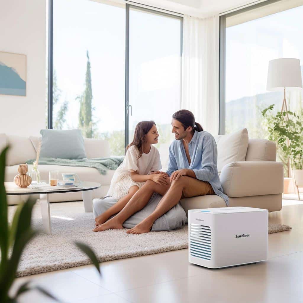 Unveiling the Sans Air Purifier: Breathe Clean in a Snap.