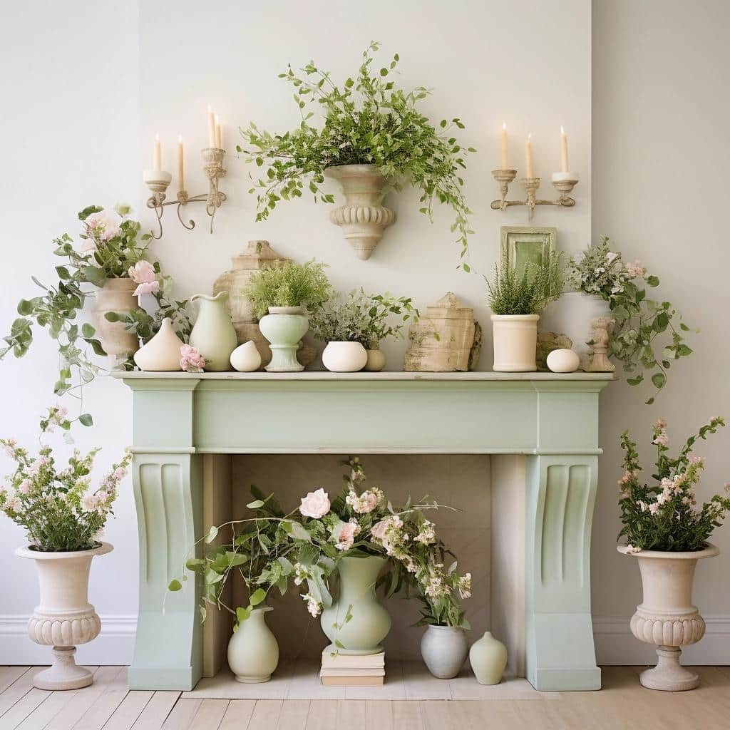 Revamp Your Hearth: Chic Spring Fireplace Mantle Decor Secrets Unveiled. 3 Revamp Your Hearth: Chic Spring Fireplace Mantle Decor Secrets Unveiled.