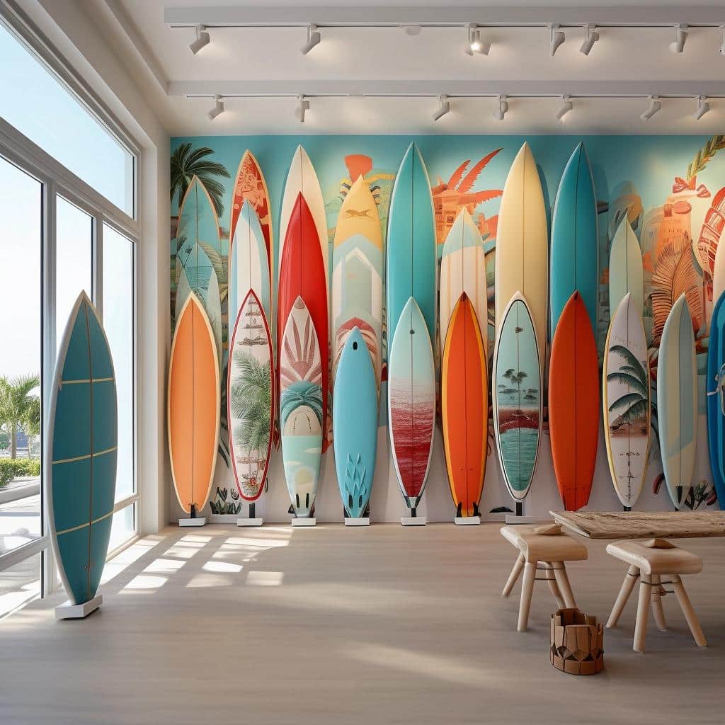 Unlock Your Inner Surfer with Chic Surfboard Wall Decor Ideas. 1 Unlock Your Inner Surfer with Chic Surfboard Wall Decor Ideas.