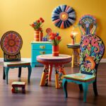 whimsical painted furniture