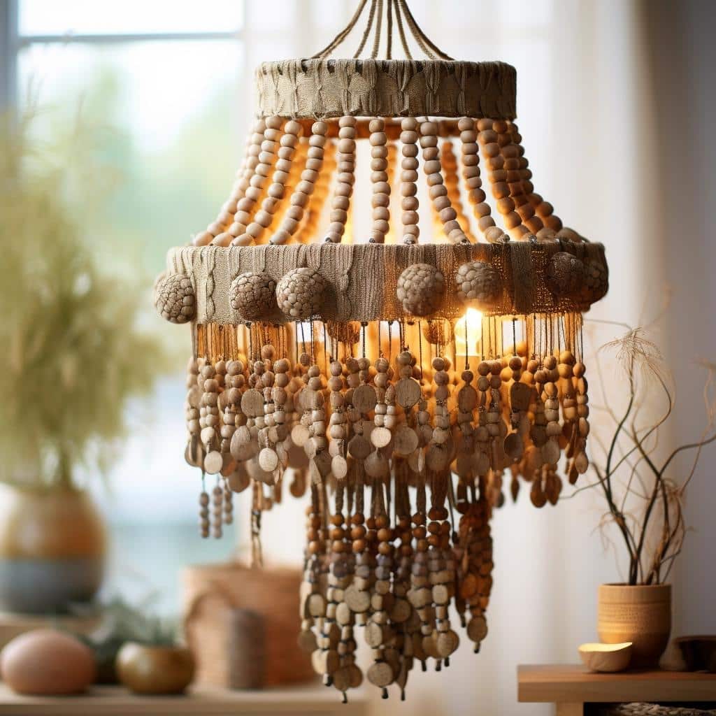 Unleash Rustic Charm: Transform Spaces with Wooden Beads Decor Ideas. 3 Unleash Rustic Charm: Transform Spaces with Wooden Beads Decor Ideas.
