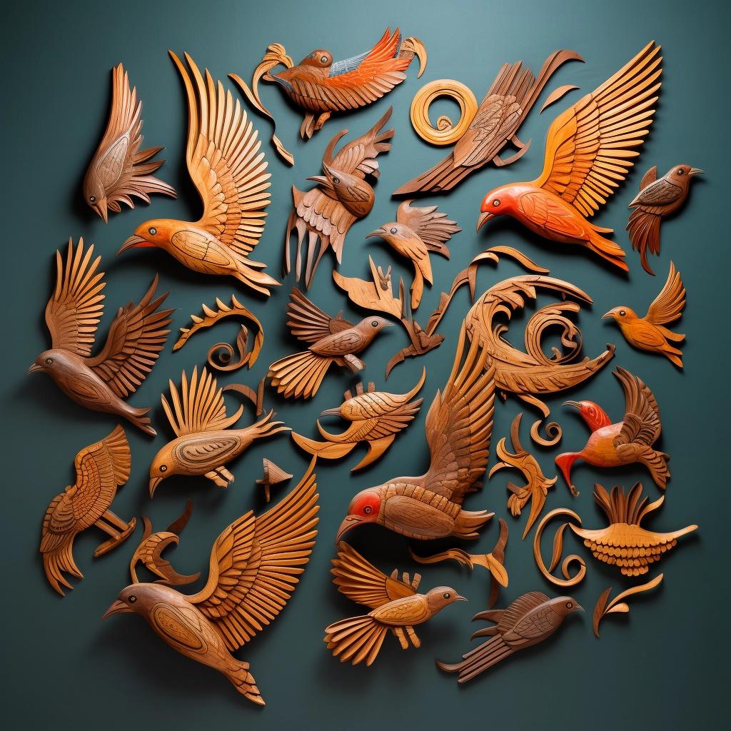 Unlock Nature's Elegance: Wood Birds Wall Decor Revealed. 1 Unlock Nature's Elegance: Wood Birds Wall Decor Revealed.