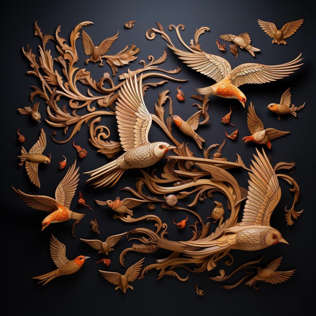 Unlock Nature's Elegance: Wood Birds Wall Decor Revealed. 4 Unlock Nature's Elegance: Wood Birds Wall Decor Revealed.