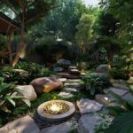 Captivating Backyard Oasis: Discover Enchanting Yard Fire Pit Ideas.