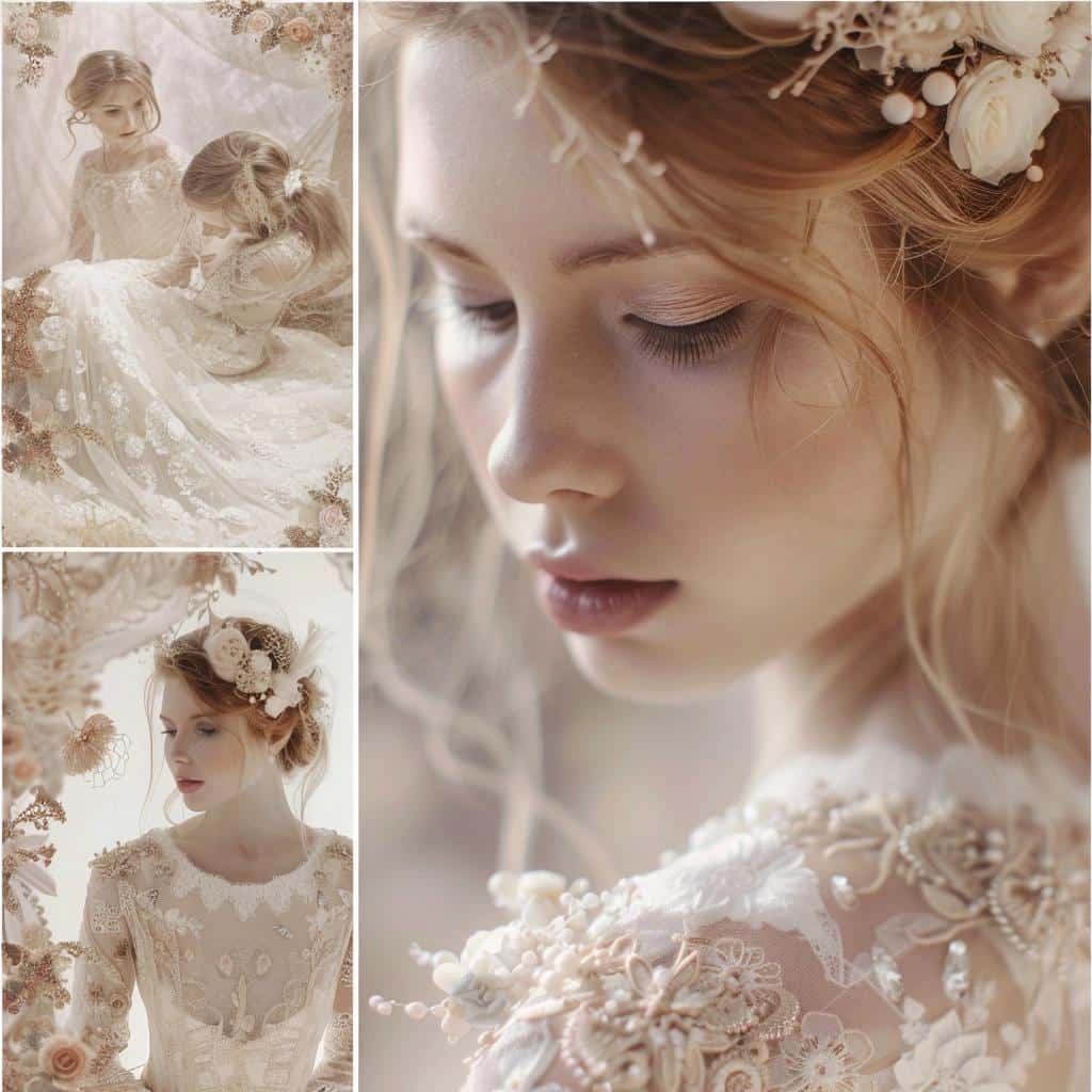 Blushing Brides Captivated by Enchanting Lace Sleeve Wedding Dresses. 1 Blushing Brides Captivated by Enchanting Lace Sleeve Wedding Dresses.