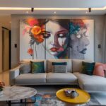 Breathtaking Modern Art Pieces That Transform Living Room Spaces.