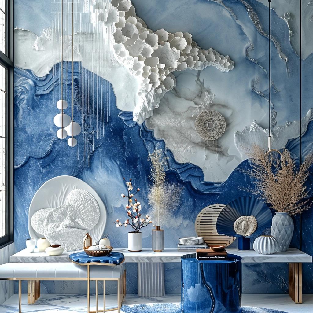Captivating Blue and White Wall Decor Ideas to Transform Your Space. 3 Captivating Blue and White Wall Decor Ideas to Transform Your Space.