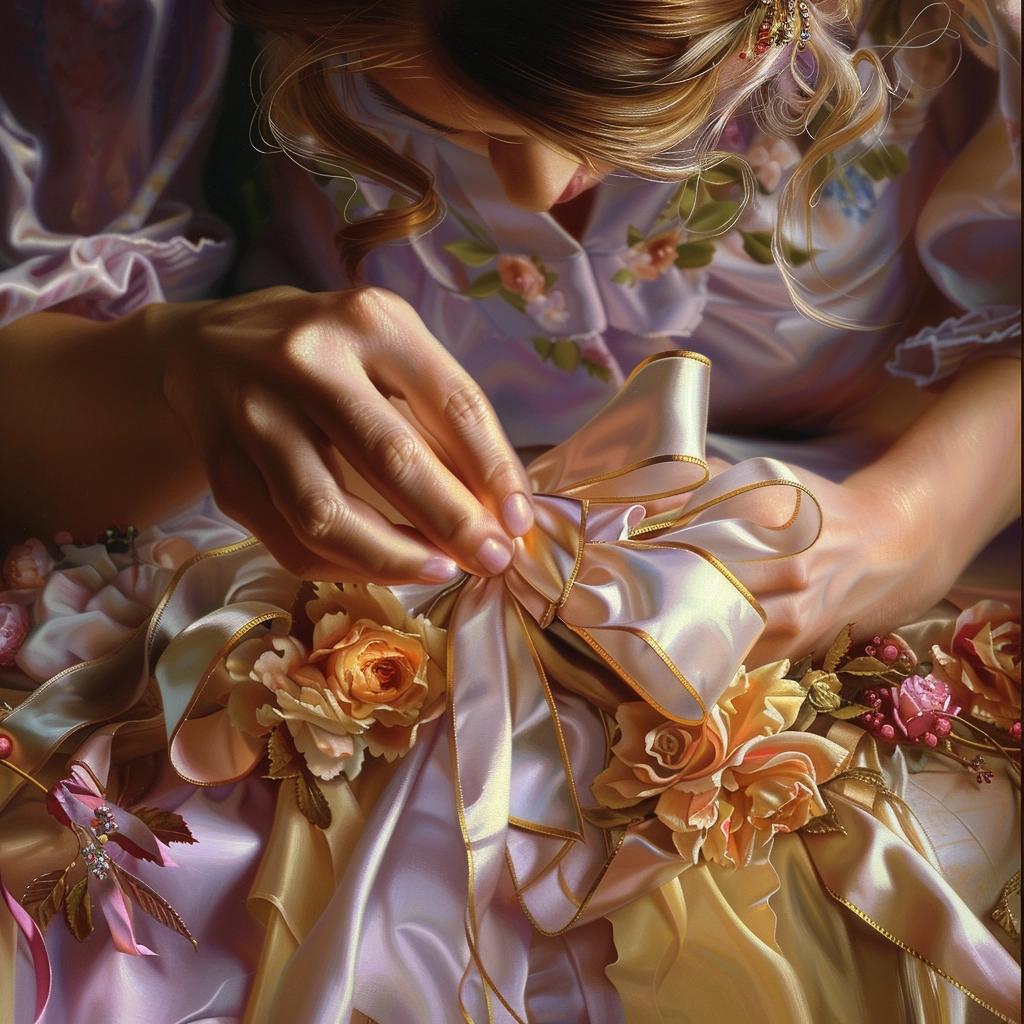 Captivating Crafts: The Enchanting Art of Bow-Making with Ribbon. 1 Captivating Crafts: The Enchanting Art of Bow-Making with Ribbon.