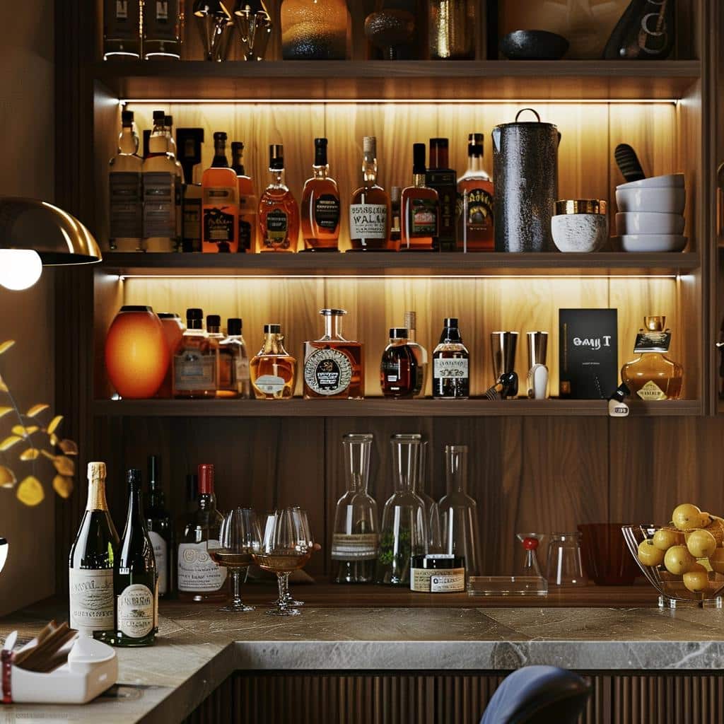 Creating a Chic Home Bar Area 1 Creating a Chic Home Bar Area