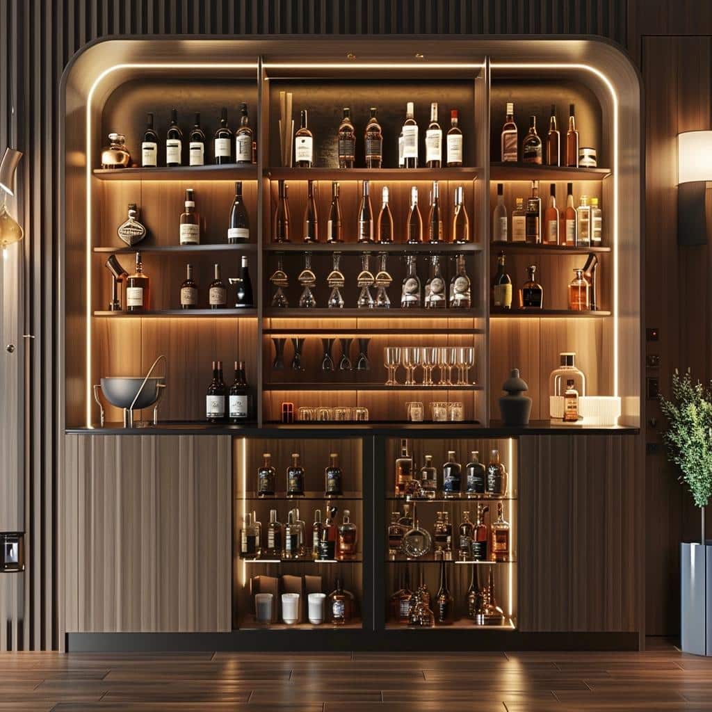 Creating a Chic Home Bar Area 2 Creating a Chic Home Bar Area