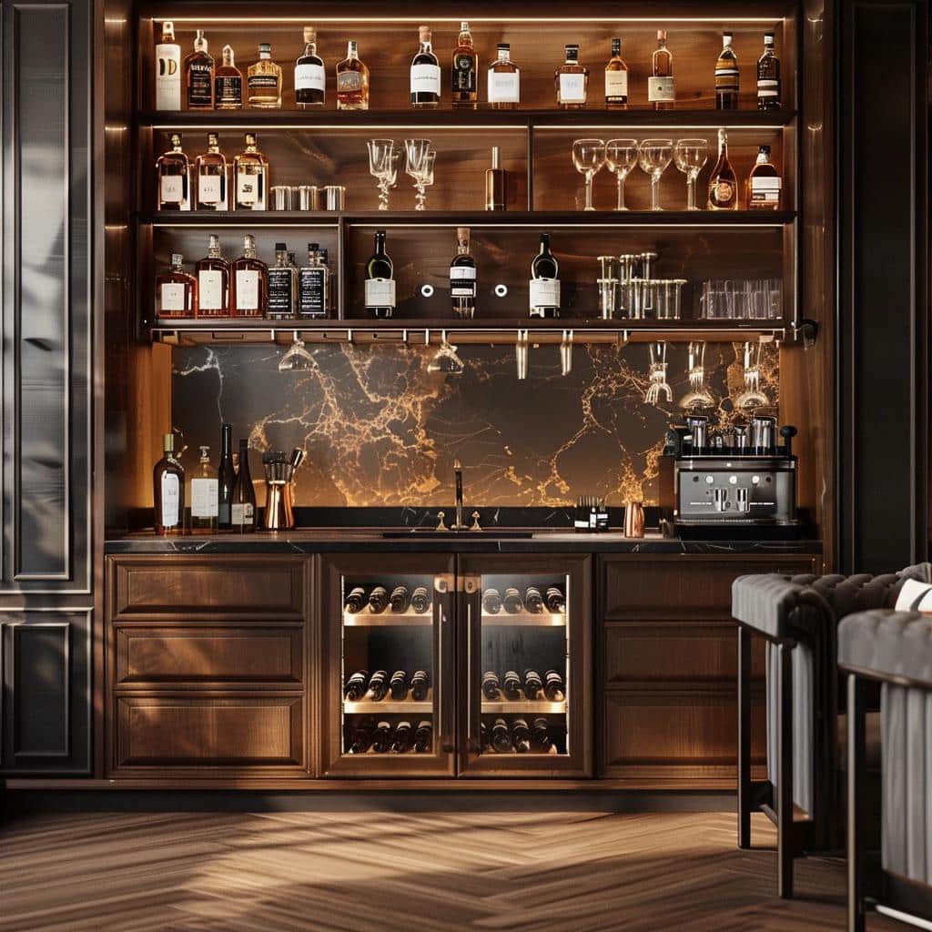 Creating a Chic Home Bar Area 4 Creating a Chic Home Bar Area