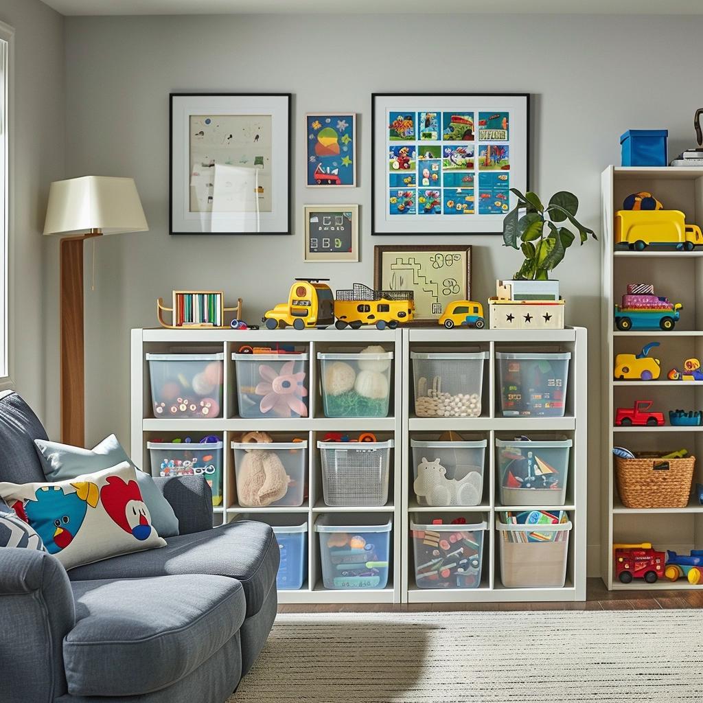 Lounge toy shops storage ideas