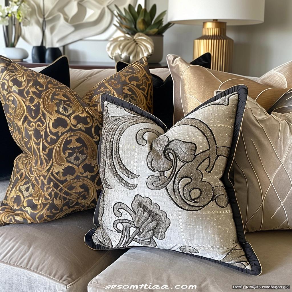 Decorative Euro Pillows to Enhance Your Living Room's Elegance