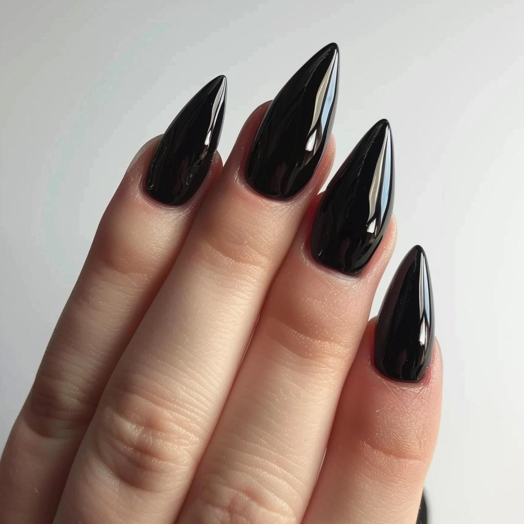 Discover the Captivating Power of Short Stiletto Nails. 1 Discover the Captivating Power of Short Stiletto Nails.