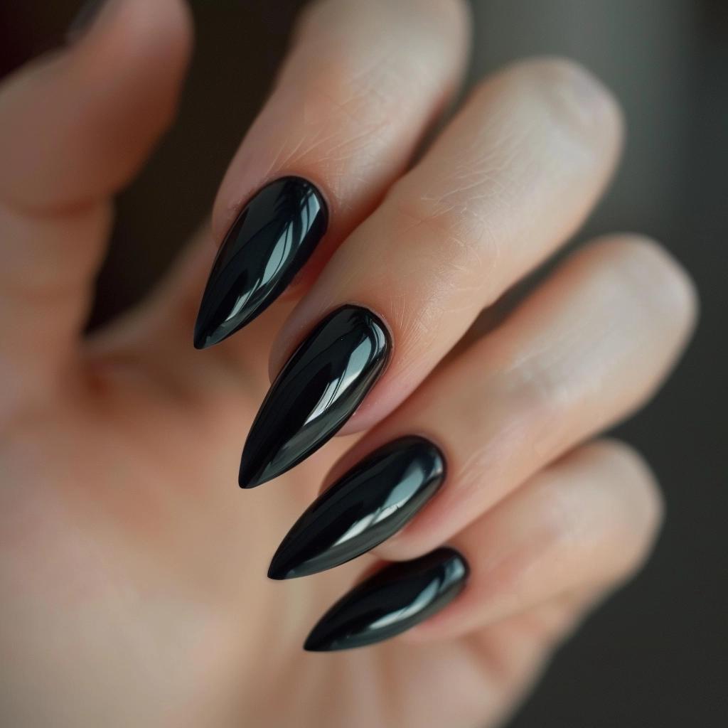 Discover the Captivating Power of Short Stiletto Nails. 3 Discover the Captivating Power of Short Stiletto Nails.