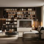 Functional Modern Living Room Shelving Solutions