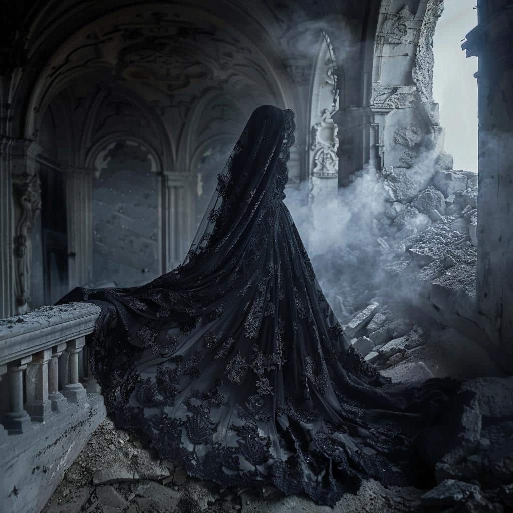 MYSTERIOUS BLACK LACE DRESS UNCOVERS HIDDEN SECRETS. 2 MYSTERIOUS BLACK LACE DRESS UNCOVERS HIDDEN SECRETS.