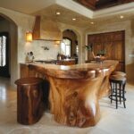 Mesmerizing Transformation: The Kitchen Island with a Captivating Raised Bar Top. Mesmerizing Transformation: The Kitchen Island with a Captivating Raised Bar Top.