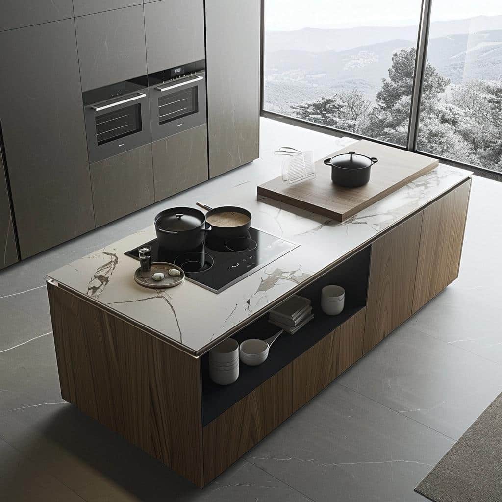Stunned by the Hidden Power of a Kitchen Island with Microwave. 3 Stunned by the Hidden Power of a Kitchen Island with Microwave.