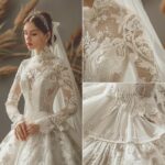 Stunning Lace Wedding Gowns with Captivating Sleeves That Will Steal the Show.