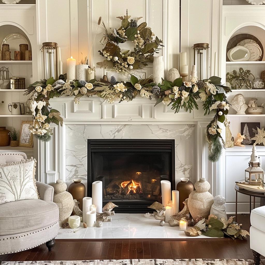 Styling Your Fireplace Mantel for Every Season