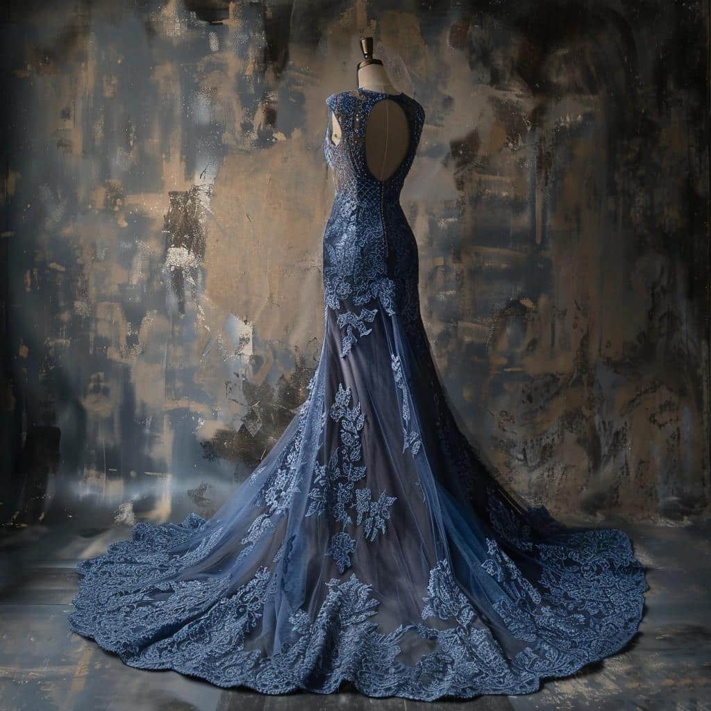 TITLE: You Won't Believe What Happened to This Stunning Blue Lace Dress. 2 TITLE: You Won't Believe What Happened to This Stunning Blue Lace Dress.
