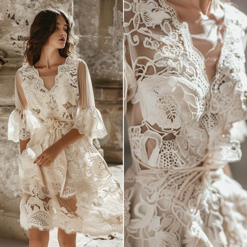 The Alluring Secret Behind This Captivating Lace Midi Dress. 2 The Alluring Secret Behind This Captivating Lace Midi Dress.