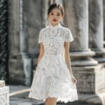 The Alluring Secret Behind This Captivating Lace Midi Dress.