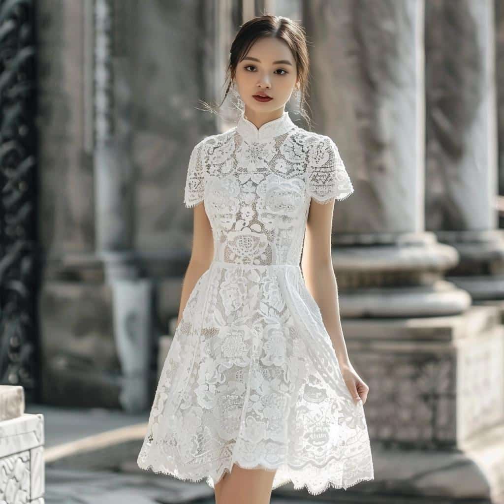The Alluring Secret Behind This Captivating Lace Midi Dress. 4 The Alluring Secret Behind This Captivating Lace Midi Dress.