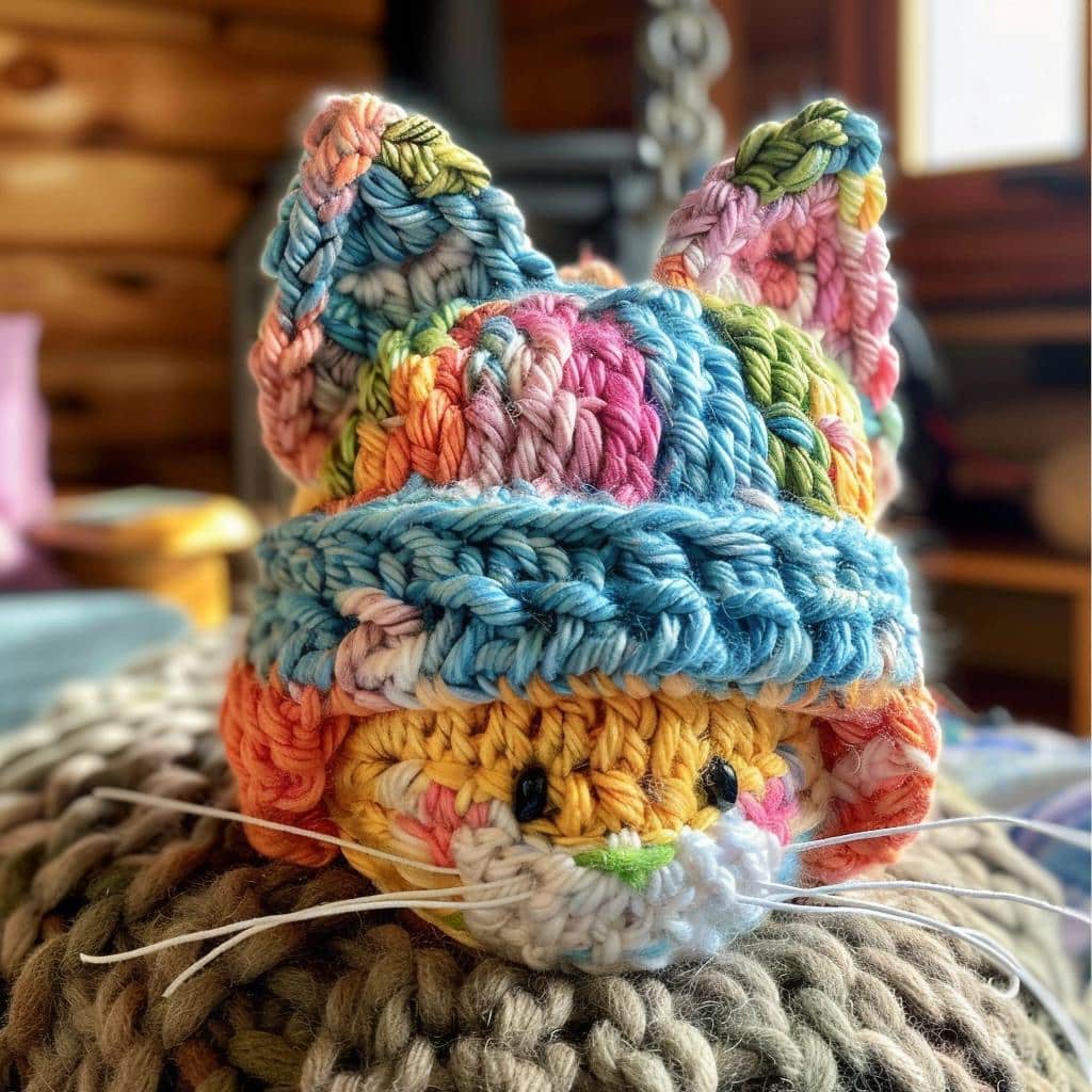 The Purr-fect Crochet Companion: Unleash Your Creativity with a Cozy Cat Hat! 3 The Purr-fect Crochet Companion: Unleash Your Creativity with a Cozy Cat Hat!