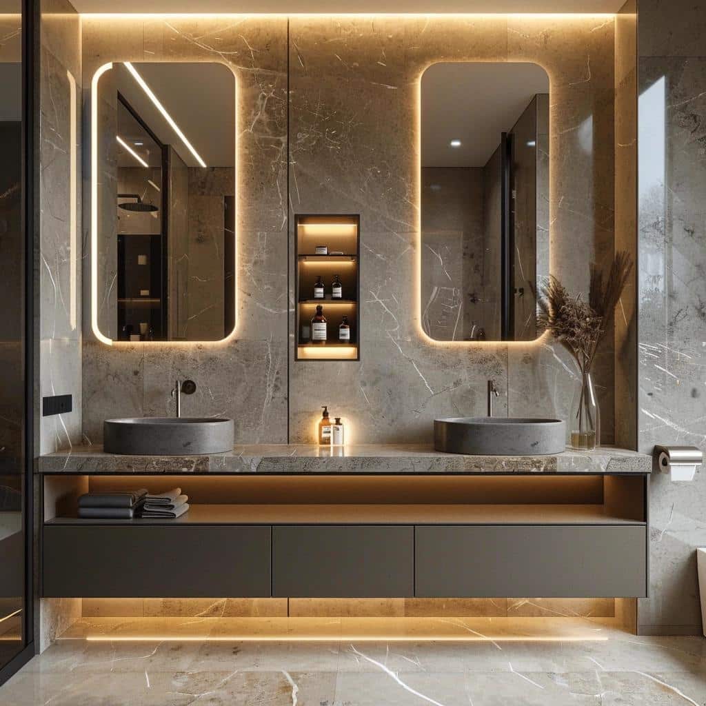 This Custom-Made Bathroom Vanity Will Amaze You. 2 This Custom-Made Bathroom Vanity Will Amaze You.