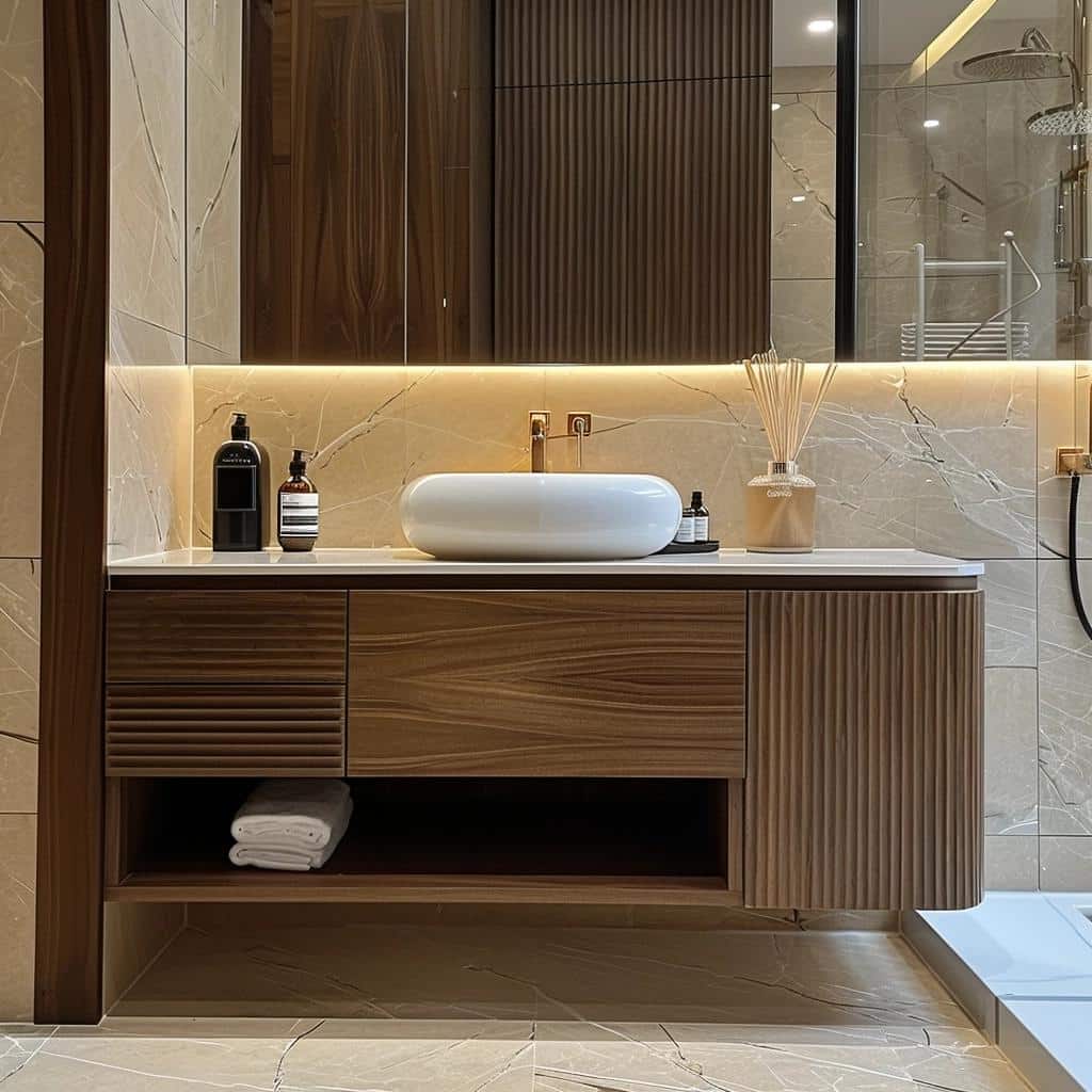 This Custom-Made Bathroom Vanity Will Amaze You. 3 This Custom-Made Bathroom Vanity Will Amaze You.