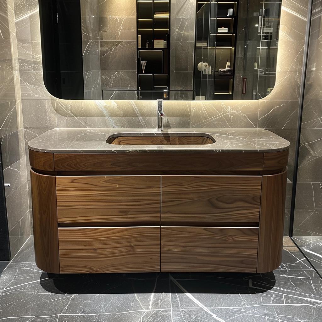 This Custom-Made Bathroom Vanity Will Amaze You. 4 This Custom-Made Bathroom Vanity Will Amaze You.