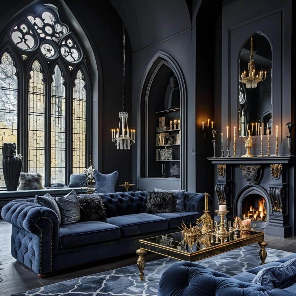 Uncover the Alluring Secrets of Modern Gothic Living Room Designs. 3 Uncover the Alluring Secrets of Modern Gothic Living Room Designs.