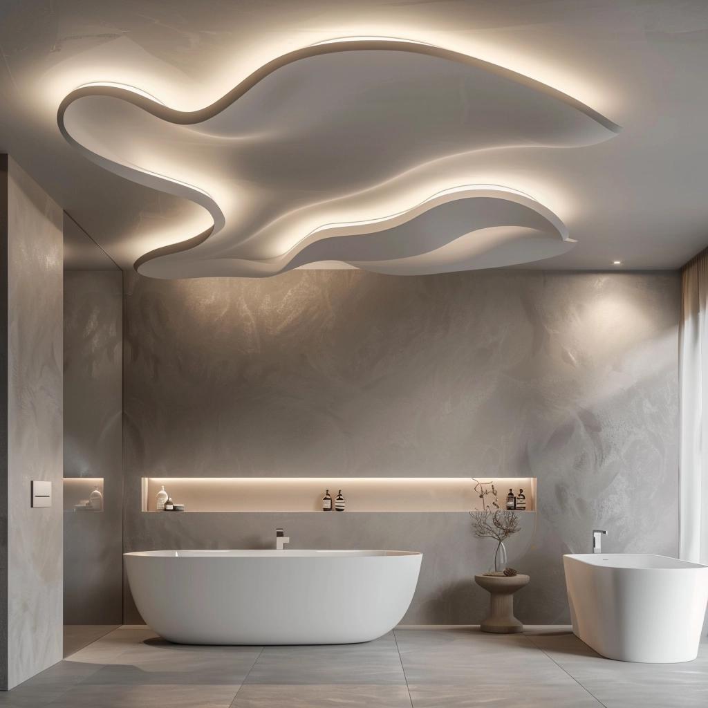 Uncover the Secrets to Transforming Your Bathroom Ceiling with These Genius Ideas. 2 Uncover the Secrets to Transforming Your Bathroom Ceiling with These Genius Ideas.