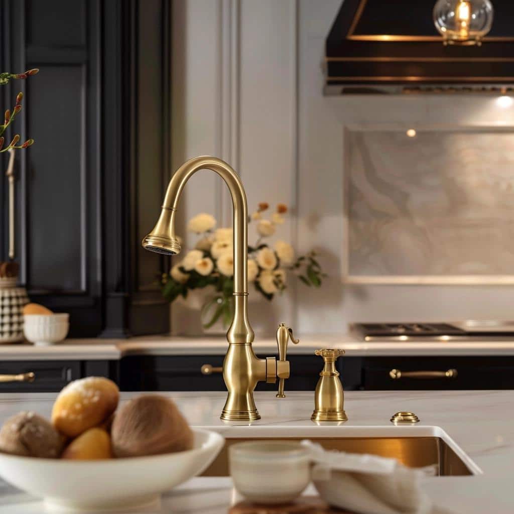 Uncover the Timeless Charm of Antique Brass Kitchen Faucets. 2 Uncover the Timeless Charm of Antique Brass Kitchen Faucets.