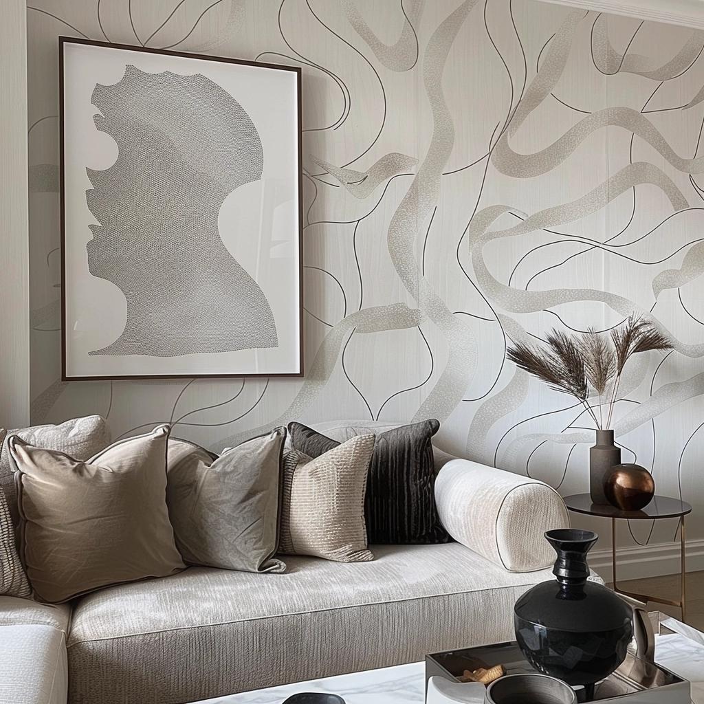 Uncovering the Art of Accent Walls: Transforming Living Spaces with Modern Wallpaper. 2 Uncovering the Art of Accent Walls: Transforming Living Spaces with Modern Wallpaper.