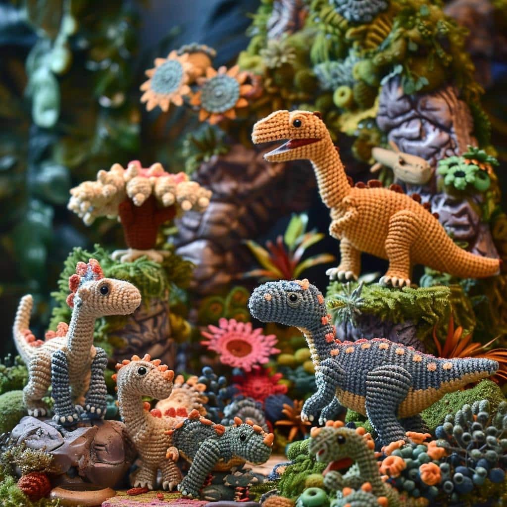 Unleash the Prehistoric Charm: Mastering the Art of Crocheting Captivating Dinosaur Figurines. 1 Unleash the Prehistoric Charm: Mastering the Art of Crocheting Captivating Dinosaur Figurines.
