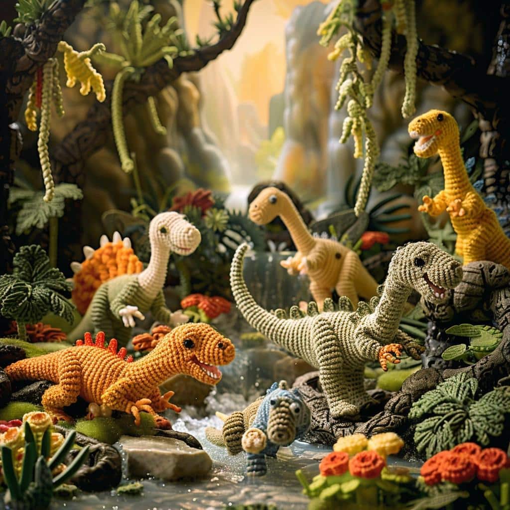 Unleash the Prehistoric Charm: Mastering the Art of Crocheting Captivating Dinosaur Figurines. 2 Unleash the Prehistoric Charm: Mastering the Art of Crocheting Captivating Dinosaur Figurines.