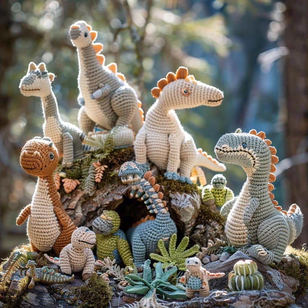 Unleash the Prehistoric Charm: Mastering the Art of Crocheting Captivating Dinosaur Figurines. 4 Unleash the Prehistoric Charm: Mastering the Art of Crocheting Captivating Dinosaur Figurines.