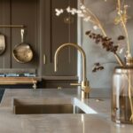 Unlock the Allure of Aged Brass: Elevating Your Kitchen Faucet to Timeless Elegance.