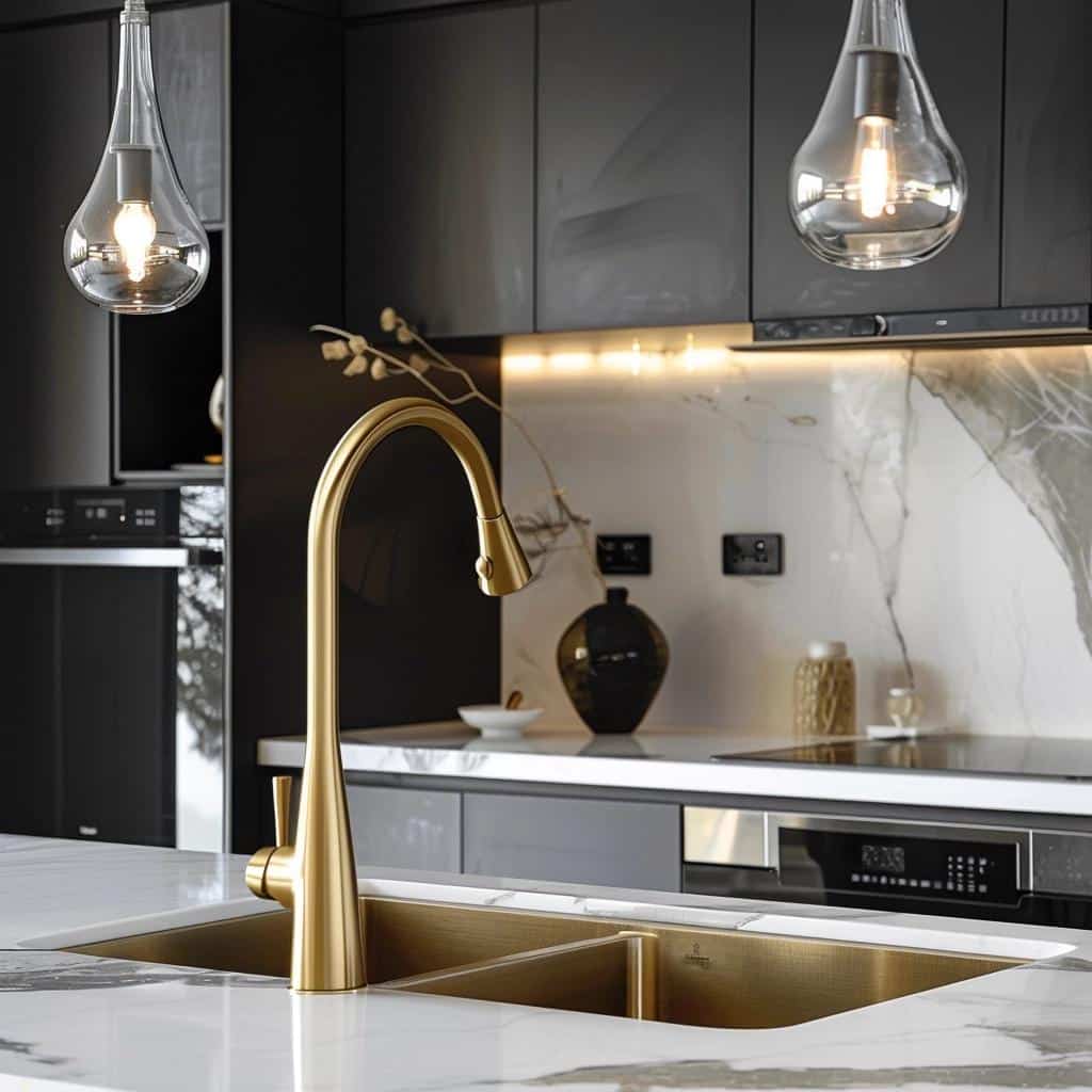 Unlock the Allure of Brass: A Kitchen Faucet Transformation That Will Captivate Your Senses. 3 Unlock the Allure of Brass: A Kitchen Faucet Transformation That Will Captivate Your Senses.